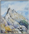 Felsen und Gebirgsformationen  - Bilder in Aquarell